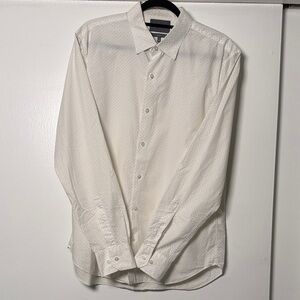 Bonobos White Long-Sleeve Button-Up Dress Shirt